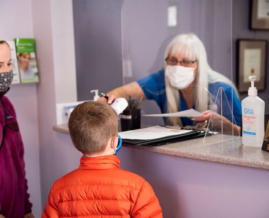 Dental Staff following Safety Protocols