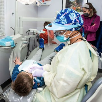 Patient treatment at Westwood Dental Group